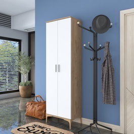 Hanah Home Perchero EA111 - 2703 Nogal y Blanco